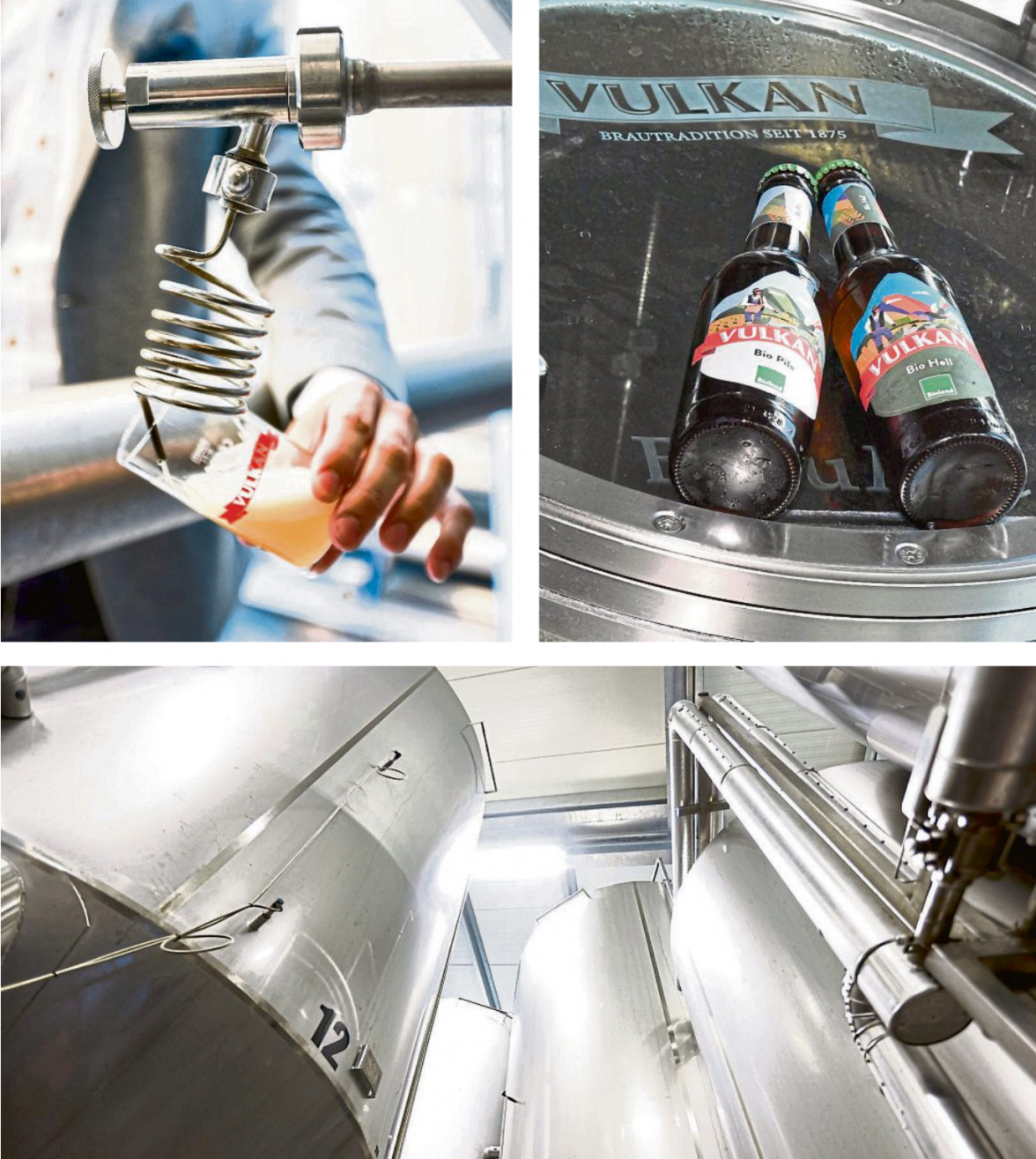Mendiger Biobier mit Botschaft-4