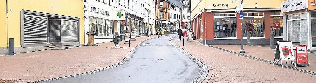 Die Bauarbeiten in der Fußgängerzone sind beendet