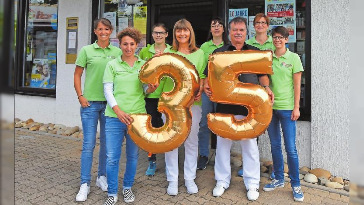 Kurpfalz-Apotheke feiert 35. Geburtstag