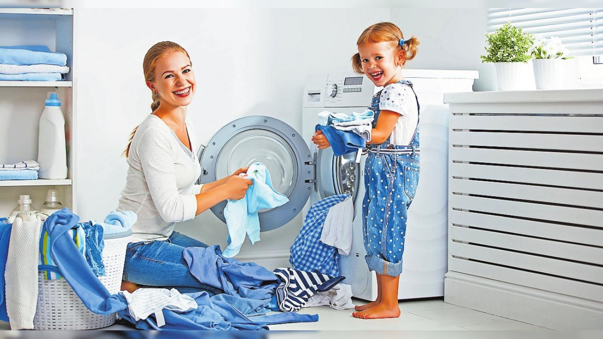 Für Waschmaschine und Klosett