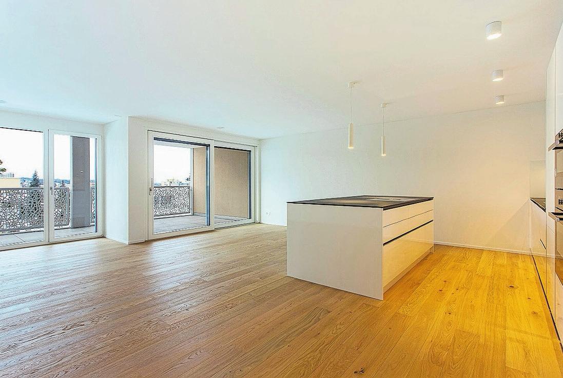 Moderne Wohn(t)räume von Wäspe + Partner aus St. Gallen: Eigentumswohnungen in der Bleichistrasse in Rorschacherberg-4
