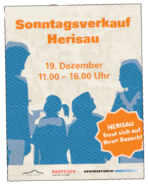Weihnachtseinkäufe in Herisau: Sonntagsverkauf am 19. Dezember 2021-3
