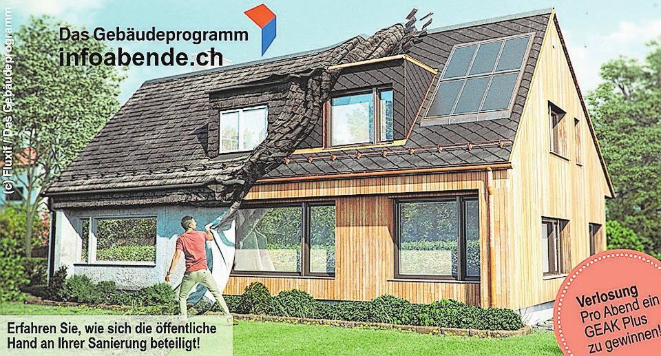 Gebäude erneuern – Energiekosten halbieren: GEAK-Infoabende in Sirnach, Warth-Weiningen und Arbon