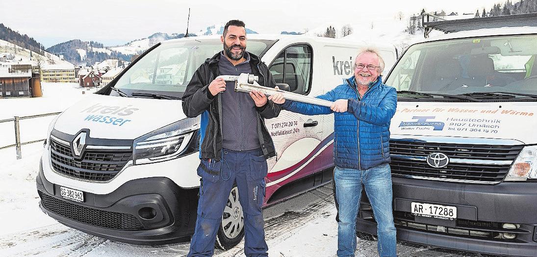 Kreis Wasser AG ist neuer Ansprechpartner für die Kunden der Sanitär Fuchs in Urnäsch