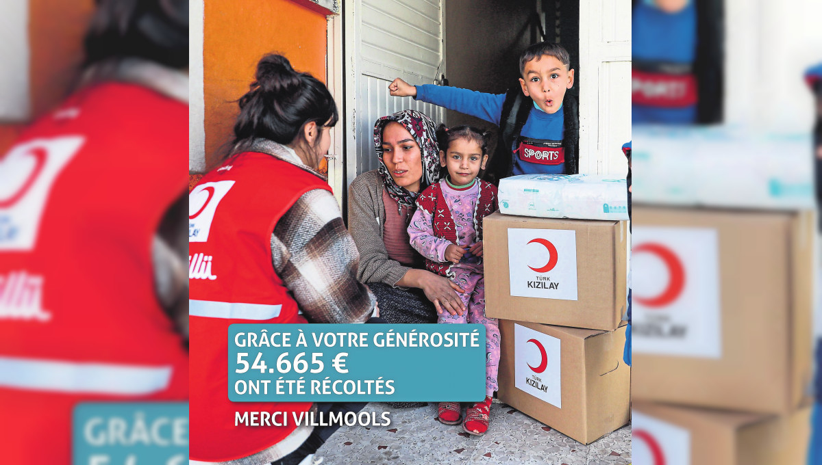 54.665 euros en faveur des victimes du séisme en Turquie et Syrie