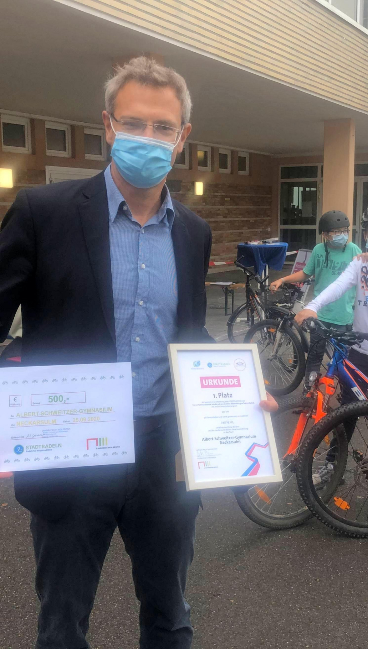 Mehr als 54000 Kilometer geschafft: Neckarsulmer Albert-Schweitzer-Gymnasium -2