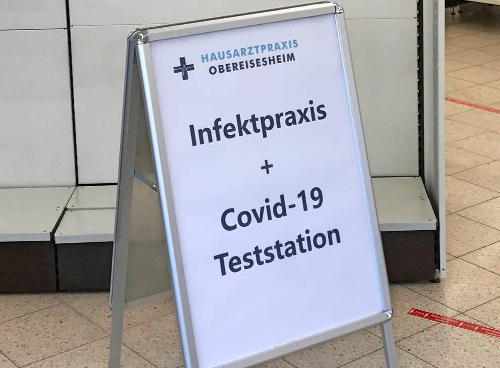 Neues Corona-Testzentrum in der Obereisesheimer Ortsmitte-2